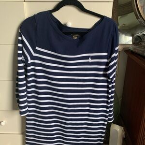 Polo Ralph Lauren shirt dress. Size Medium. Just above the knee . Long sleeve